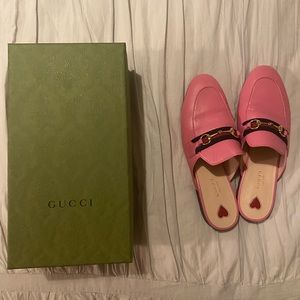 Gucci Slides Malaga Pink Women’s Size 40 Worn Once, New for 2021, $790 Retail
